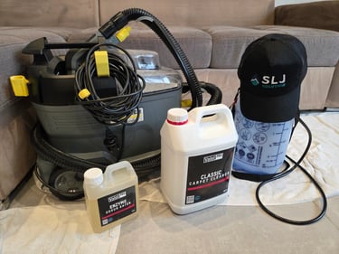 Materiel de nettoyage professionnel pour nettoyage de canapé
