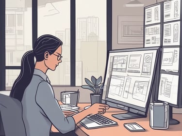 A digital display in a modern setting shows an agenda for a conference or workshop related to agile product development. The schedule includes various sessions, case studies, and coffee breaks, with timings from 9:00 to 16:45. The display has a header labeled 'Product inAgile' and sections are highlighted in purple.