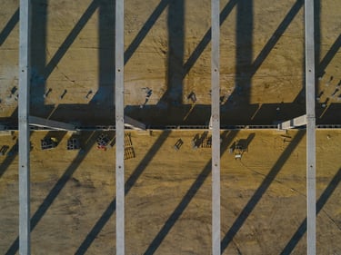 Drohnenbild und Luftaufnahme Baustelle