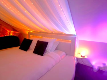 chambre romantique de la love room 