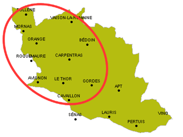 Vaucluse Drôme Gard