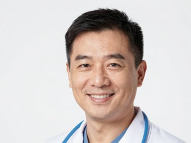Professional headshot of Law Yin Chung, smiling, clean studio lighting