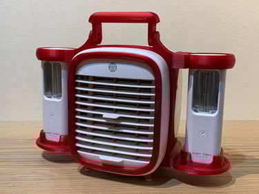 Smart Air QT3 fan with NUKIT Torches in DUO holder