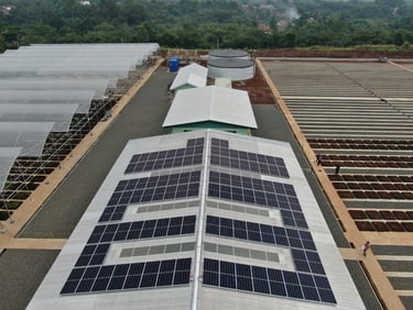 PLTS On Grid 100kW Rumpin Nursery Bogor