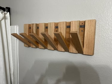 flip down towel rack