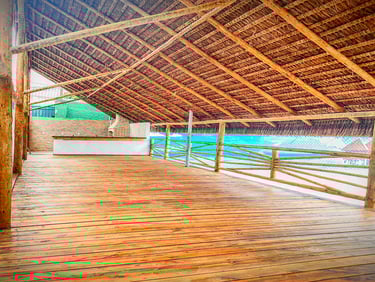 Quiosque de eucalipto tratado - imader construções