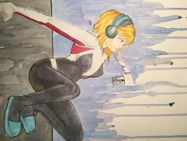 Robert Hedges. Spider Gwen