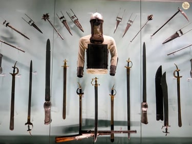 Traditional weapon used by Maharana Pratap, kept in Udaipur City Palace.