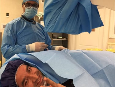 Discogel injection under local anesthesia in an awake patient