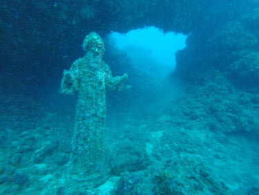 Mar Charbel underwater statue
