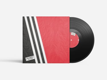 Vinyl album in a sleeve front cover