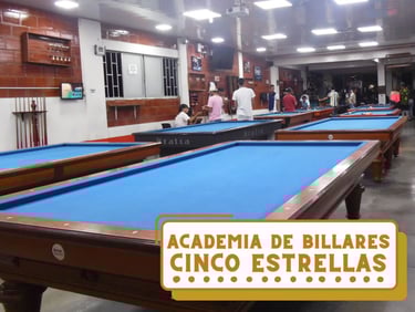 academia de billares cinco estrellas Cajamarca tolima