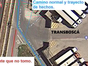 detalle investigación del atentado contra Andrés Román acceso a Transboscá en la comarca de la Safor