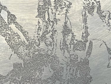 Aluminium plate detail