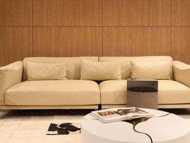 Leather Sofa at poshway experience store