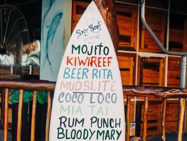 A Custom Cocktail Menu