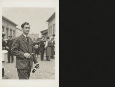 Editorial split-screen photography, left side showing a faded, low-contrast historical print, right side showing rich blacks, balanced midtones, and crisp paper grain, 35mm focus.