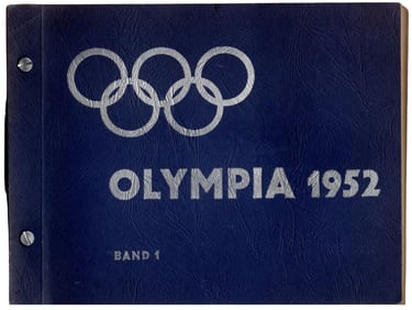 1952 Heuko Die Olympischen Spiele Olympia 1952 Band I Sports  Card Album from Germany