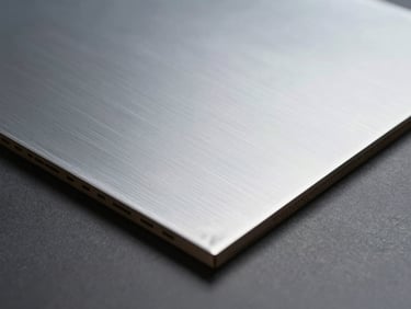 Lámina de aluminio utilizada para corte láser industrial en León Guanajuato