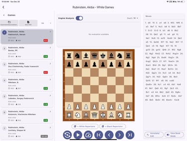 chess opening  editor
