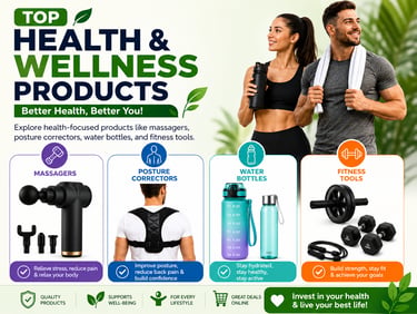 Top Health & Wellness Products for Better Living
