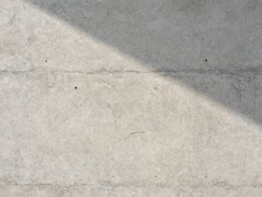Close-up of a raw concrete wall with soft, raking natural light highlighting its texture and subtle imperfections. Waist-level perspective.