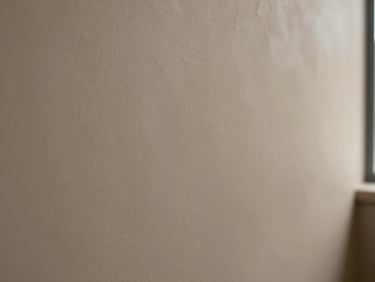 Close-up of a smooth, matte Roman Clay finish in a warm taupe, subtle organic movement, natural light.
