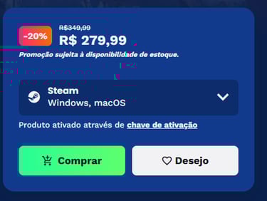 Preço do Jogo Crimson Desert na Nuvem