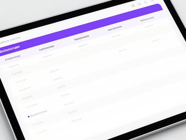 High-fidelity user interface detail of an enterprise transaction dashboard, clean data visualization, bright white canvas with subtle gray borders.