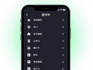 Android smartphone screen displaying a clean unit converter app interface in dark mode, showing various conversion options, pixel-perfect icons, studio lighting.