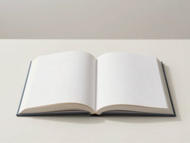 Elegant brand style guide, open book, soft natural light, minimalist desk, crisp focus