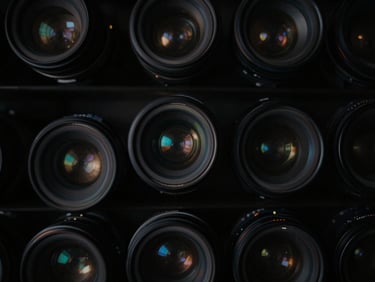 Cinematic shot of an abstract visual concept, high contrast, artistic composition, 16:9 aspect ratio, deep shadows, anamorphic lens flares