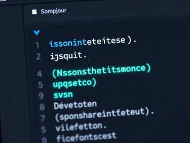 Sleek dark-mode IDE interface showing a clean JSON payload with routing telemetry data, glowing electric cyan syntax highlighting on a deep navy background.