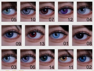 yeux poupée femme realiste