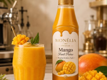 MONÉLIA premium syrups sauces and fruit purees product collection