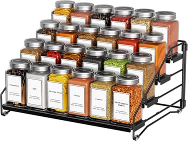 tiered spice rack