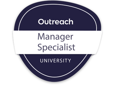 Outreach Sales Manager Certification