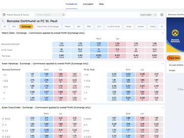 198 Exchange registo conta abrir betfair