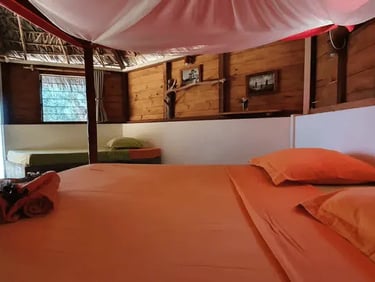 Bungalow avec terrasse à l’Ocean Lodge à la Baie de Sakalava à Diego-Suarez Madagascar