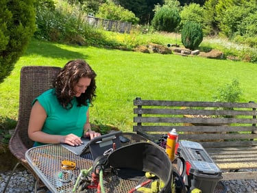 LOLER examination in the sun with Amy