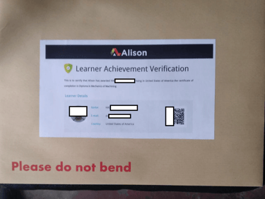 certificate international diplome diploma certificat شهادة دبلوم عالمي دولي أليسون