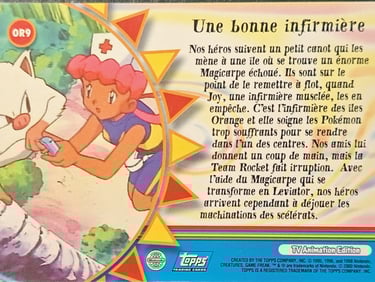 OR9 Une bonne infirmière topps série 2
