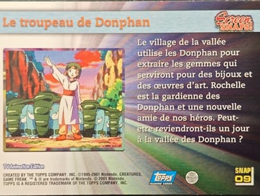 Snaps09 Le troupeau de Donphan topps série 3 Jotho