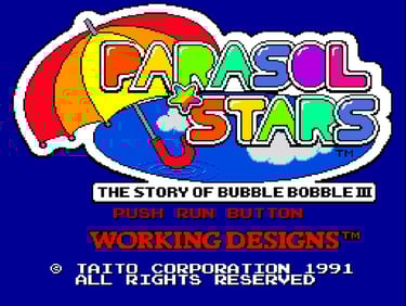 Parasol Stars Title Screen