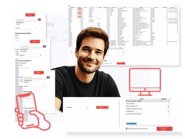 gestionnaire de stock dans une société d'événement avec stockmobil pour gérer son stock