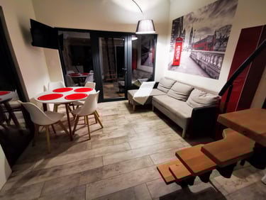 bedroom bed and plant