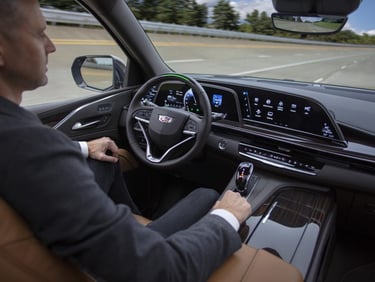 Cadillac Escalade, a luxurious travel option, set in the heart of Columbus, Ohio.