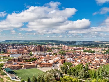 Palencia. Vista general desde el Otero