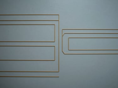 Abstract representation of data flow and ethical considerations, clean lines, clinical lighting, desaturated slate and amber tones, sharp focus, 35mm