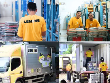 Dari Pabrik ke Mitra Grosir dan Reseller | Lemone